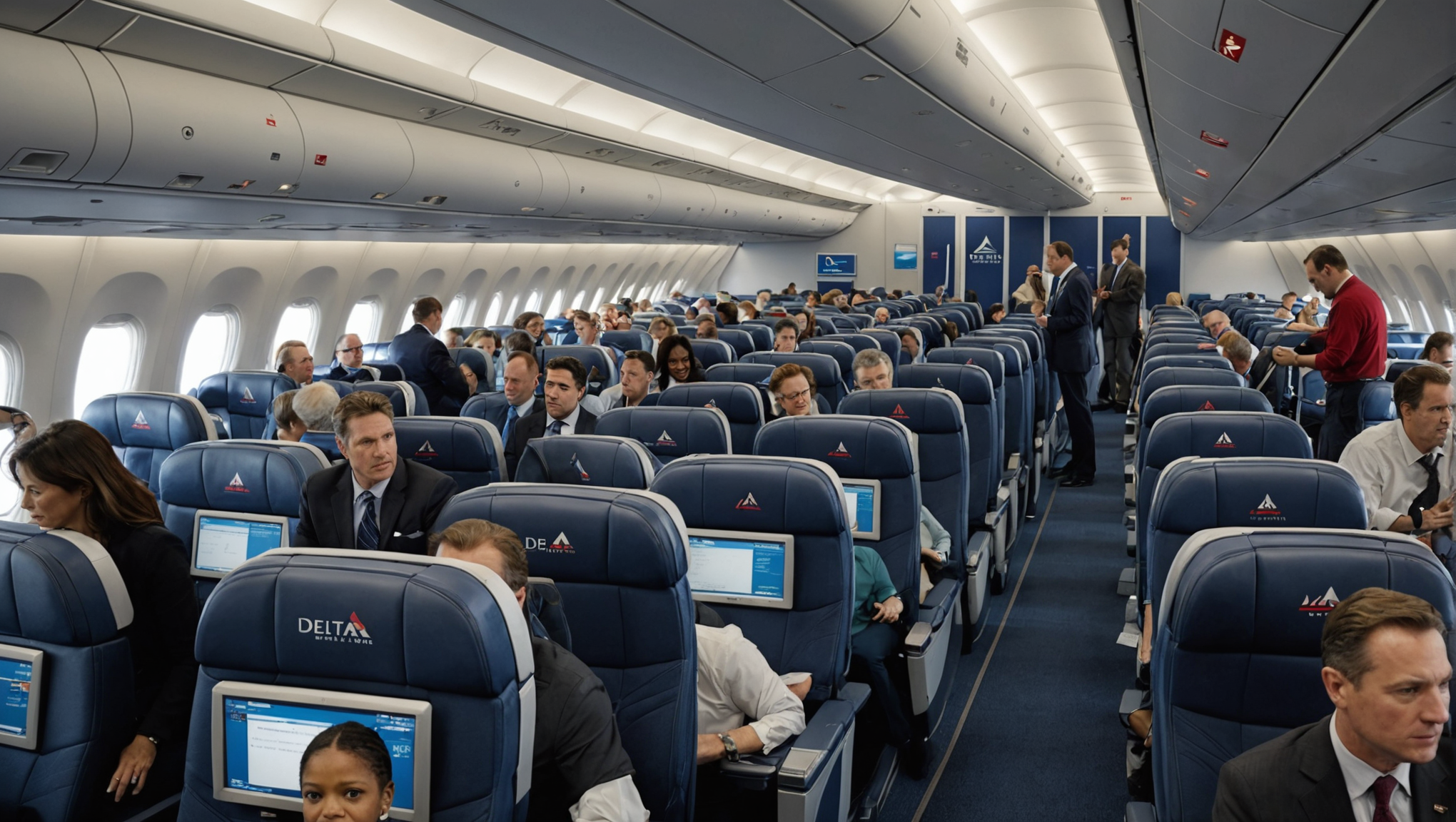 find out how delta air lines is managing internal overcapacity and declining passenger numbers on its transatlantic flights.
