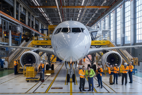 explore the fascinating behind-the-scenes assembly of the a321xlr at the airbus hamburg plant through an immersive video that reveals every step of this innovative process.