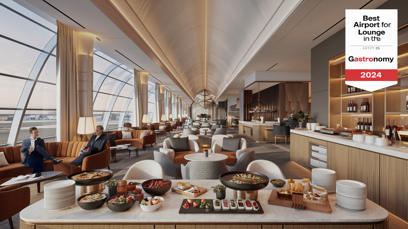 discover swiss, zurich's first class lounge, voted "world's best airport lounge for gastronomy" in 2024. enjoy an exceptional culinary experience in a luxurious setting, combining comfort and refinement.