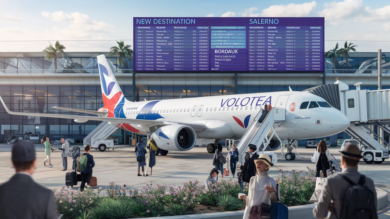 discover volotea's new spring routes from marseille! from now on, visit bordeaux and salerno for unforgettable getaways. book your flight and explore these fascinating destinations.