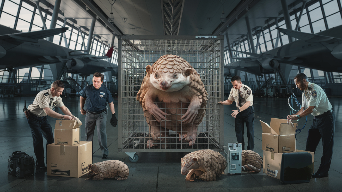 découvrez l'incroyable interception d'un pangolin à l'aéroport de bordeaux, révélant un scandale de trafic d'espèces protégées. plongez dans les enjeux de la protection de la faune et des efforts des autorités pour lutter contre ce crime environnemental.