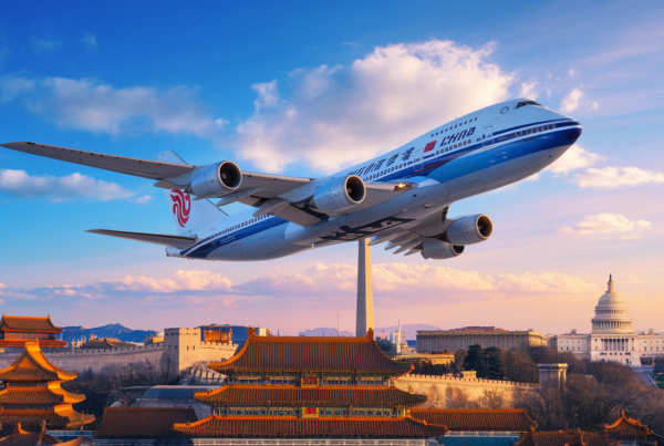 discover the introduction of the majestic boeing 747-8 by air china on its iconic route between beijing and washington, offering an unrivalled travel experience between the two capitals.