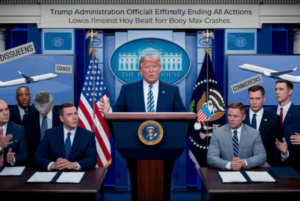 find out how the trump administration ended legal action against boeing in connection with the tragic 737 max crashes, a major turning point for the aircraft manufacturer and the industry.