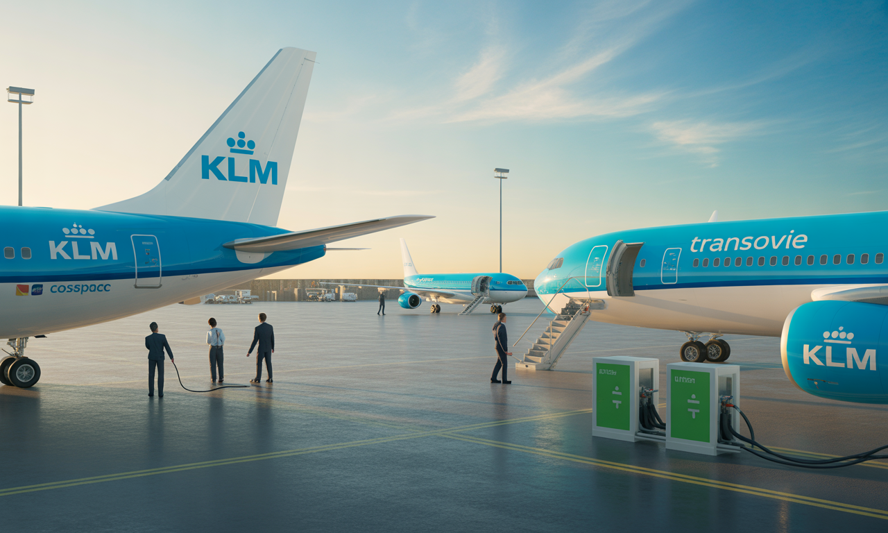find out how klm, transavia and conscious aerospace are joining forces to revolutionize sustainable aviation through hydrogen fuel cell innovation. together, they're working towards a greener, more responsible aviation future.